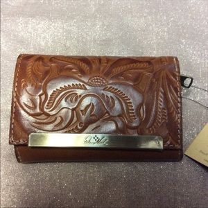 Patrisha Nash Tooled Leather Wallet NWT